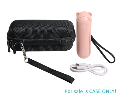 Hard EVA Travel Case for Mini Fan, 3-in-1 Portable USB Rechargeable Fan Protection