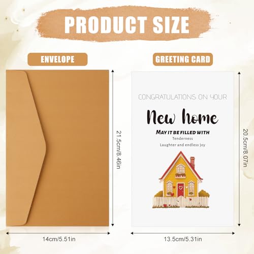 Creative New Home Greeting Card with Envelope | Housewarming Gift