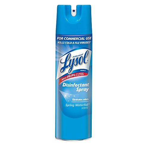 Lysol Professional Disinfectant Spray, Spring Waterfall, 19oz (Pack of 12)
