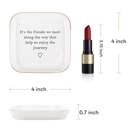 Best Friend Jewelry Tray - Friendship Gifts for Women (Friend Gifts - B)