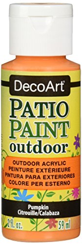DecoArt 25821 Patio Paint 2oz Pumpkin Acrylic Paint - Outdoor Craft