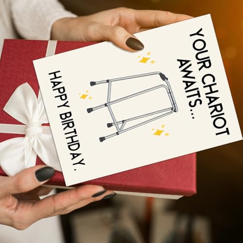 Funny Birthday Card for Men and Women - Hilarious Gift Card