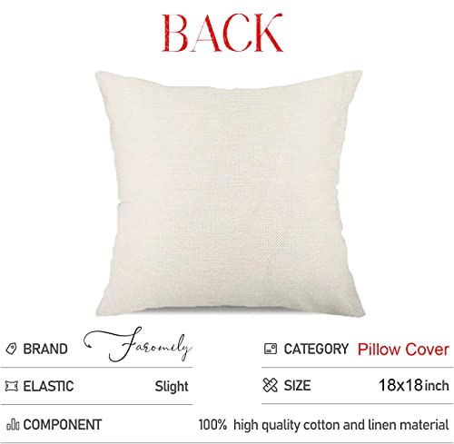 Farmhouse Bee Quote Pillow Covers Set of 4 - 18" x 18"