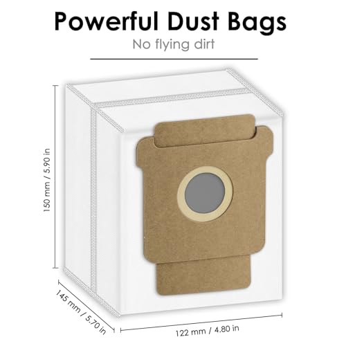 3-Pack Replacement Dust Bags for iRobot Roomba Combo & Q0520 Vacuums