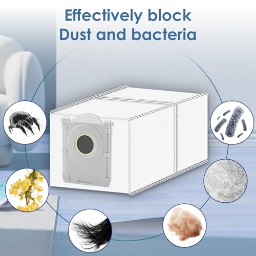 Replacement Dust Bags for ECOVACS DEEBOT X9 Pro & T50 Models - 3 Pack