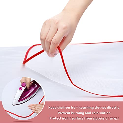 4-Pack Ironing Scorch Mesh Cloths – Heat-Resistant Pressing Pads