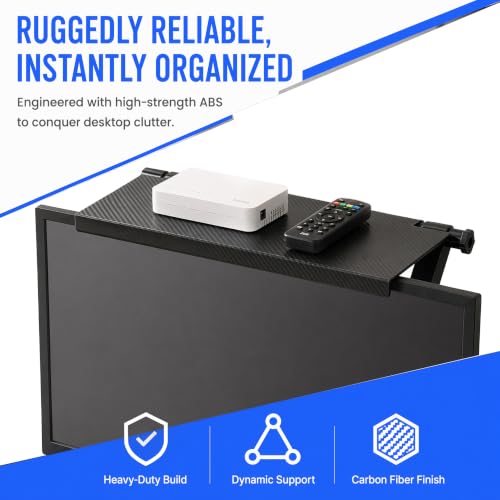 11.5 Inch Adjustable Top Shelf Organizer for TV & Monitor