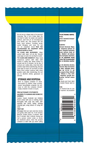 Weiman Electronic Disinfecting Wipes - Screen & Device Cleaner, 2 Pack