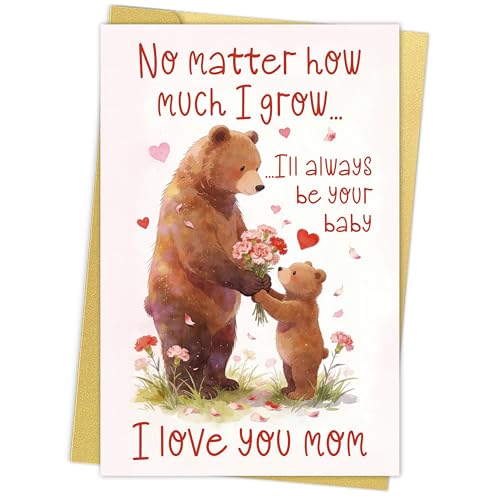 Cute Bear Mother's Day Card - I'll Always Be Your Baby
