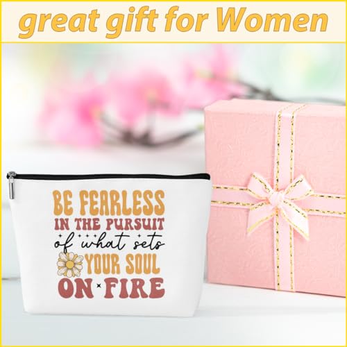 Inspirational Makeup Bag Positive Affirmations Travel Toiletry Pouch