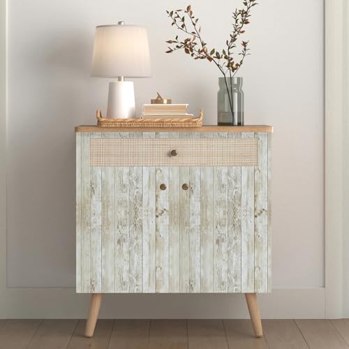 Peel and Stick Shiplap Wallpaper | 17.7" x 118" Rustic Decor
