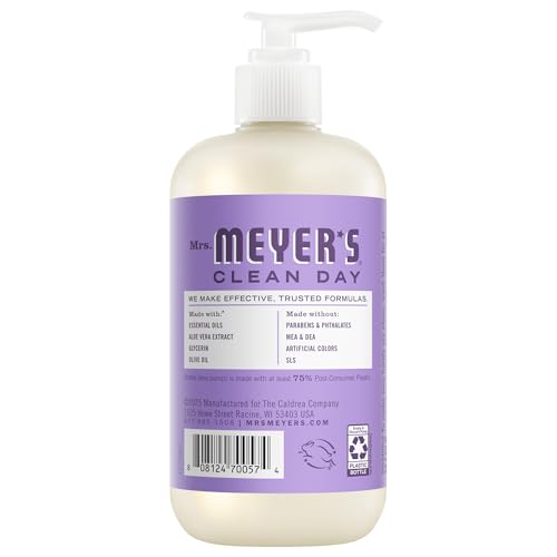 Mrs. Meyer's Clean Day Liquid Hand Soap, Lilac Scent, 12.5 Fl Oz