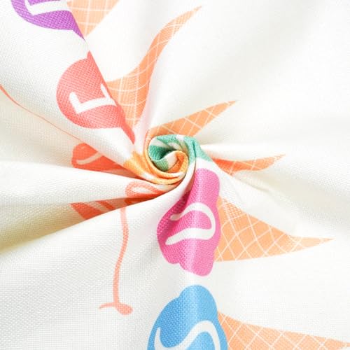 ONWAY Summer Outdoor Pillow Covers 20x20 (Pack of 2) - Watercolor Ice Cream Design