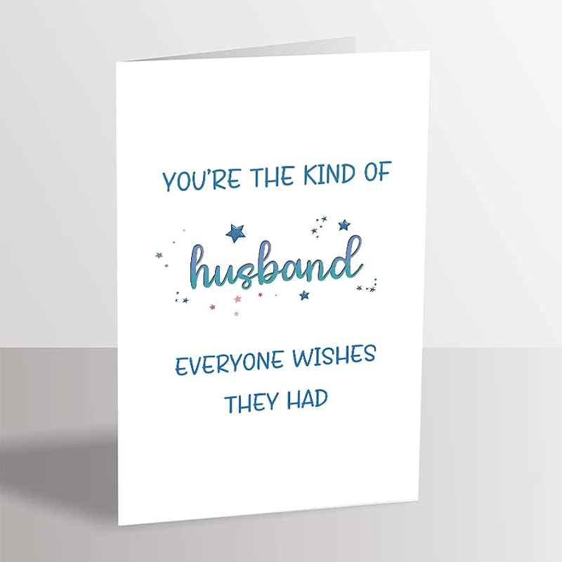 Husband Anniversary Card - Heartfelt Valentine's Day Card for Hubby