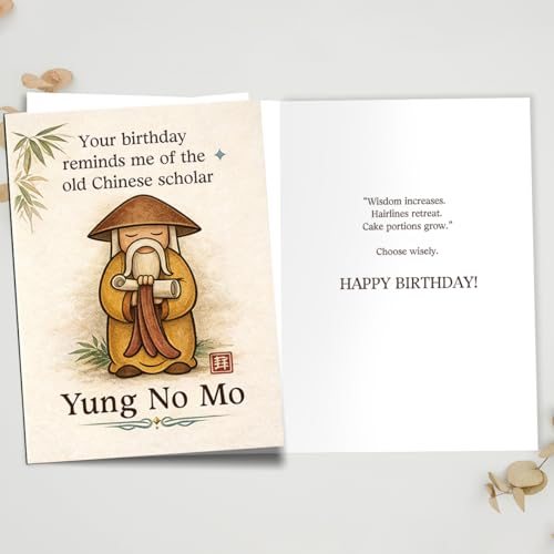 Funny Birthday Card for Him/Her - Old Age Humor BK-016