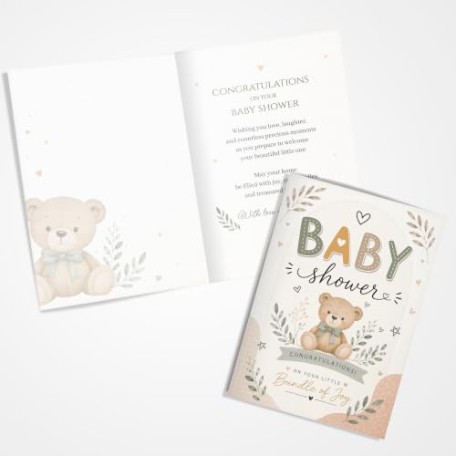 Baby Shower Congratulations Card - Heartfelt Message for Mum-to-Be