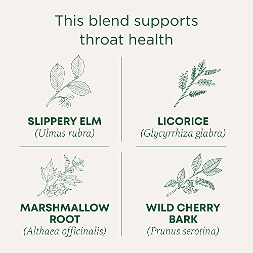Traditional Medicinals Organic Throat Coat Tea, Caffeine-Free, 16 Tea Bags
