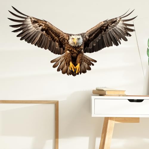 Bald Eagle Wall Decal - Removable Animal Wall Sticker by RoyoLam