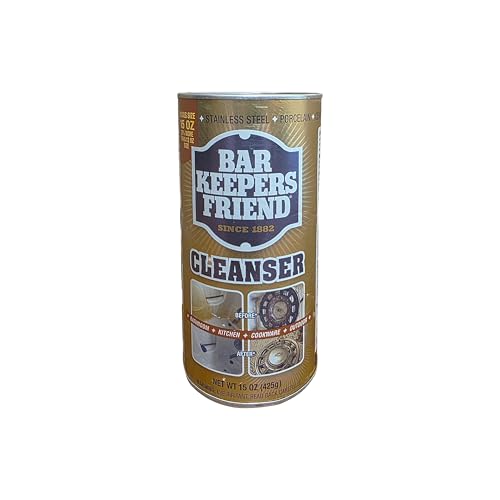 Bar Keepers Friend Cleanser & Polish - 15 oz All-Purpose Cleaning Powder