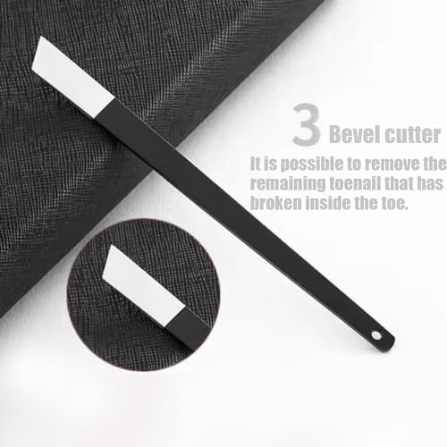 Motroce 6-Piece Professional Stainless Steel Pedicure Knife Set & Callus Remover