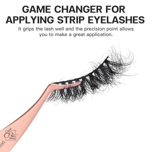 Pretty Memory Stainless Steel Eyelash Applicator Tool in Rose Gold