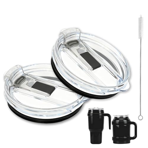 2-Pack Replacement Lid for 40oz & 50oz Reduce Tumblers, Leak-Proof Flip Straw