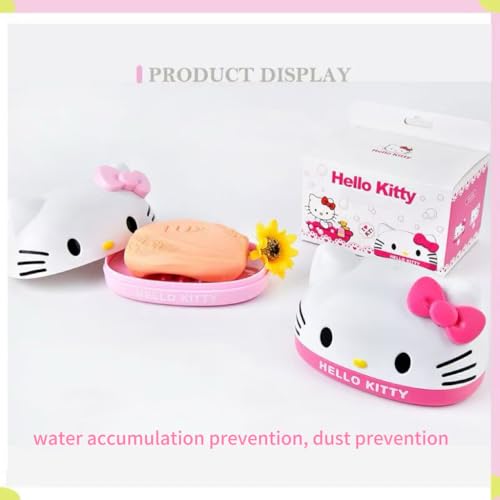Kawaii Melody Soap Case Holder - Cute Pink Soap Dish for Kids