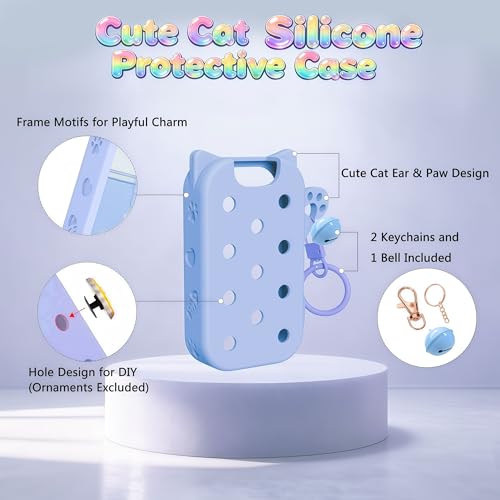 PeaKalo Cat Silicone Case for Touchland Hand Sanitizer Spray 1 fl oz