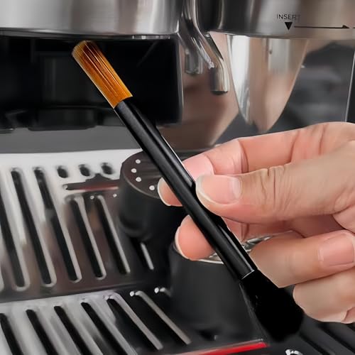 4 PCS Coffee Grinder & Espresso Machine Cleaning Brush Set - Black