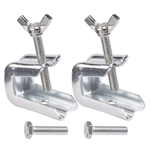 Stainless Steel Fireplace Damper Clamp - 2 Pack for Gas Logs