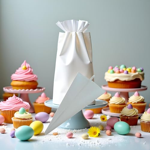 Juroicessry 12-Inch Reusable Silicone Pastry Piping Bag for Cake Decorating