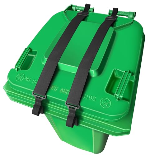 Adjustable Double Claw Trash Can Lock Strap - 2 Pack