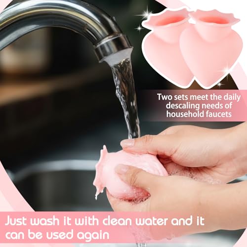 SiliFine Silicone Faucet Limescale Remover - 1.18" Neck, 2 Pack
