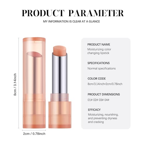 Hxssll Moisturizing Lip Balm with Vitamin E and Shea Butter - Tinted Lip Care