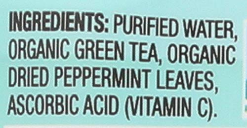Organic Mint Green Tea - 16.9 fl oz Unsweetened Bottle