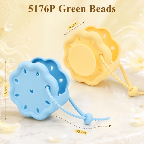 Windspeed Silicone Shower Steamer Holder with Suction Cups - 2 Pack, Yellow & Blue