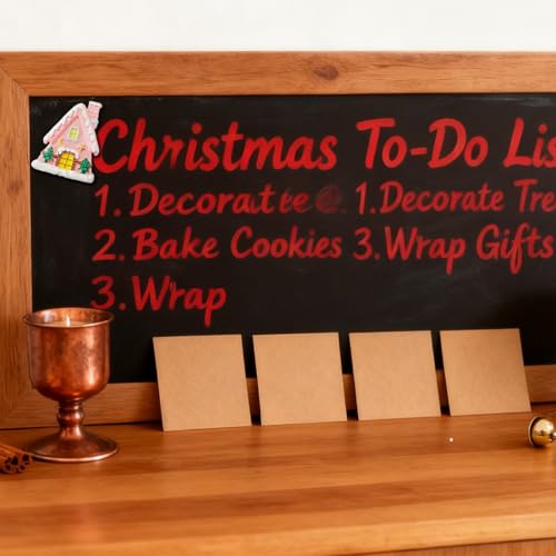 Christmas Fridge Magnets with Tree and Star Design - Pink House Decor, Style7