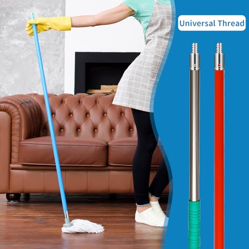 Universal Threaded Tip Replacement Kit for 0.8"/1" Poles - 4 Set