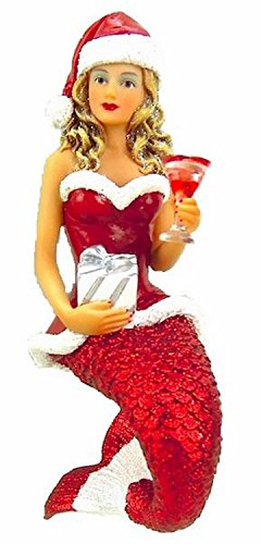 December Diamonds Santa Baby II Mermaid Ornament - Holiday Decor