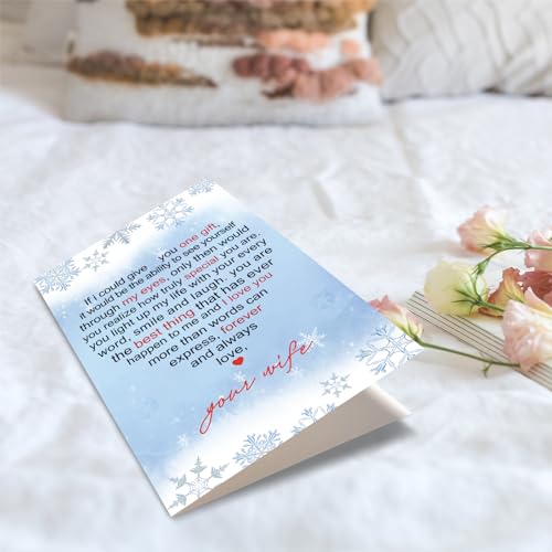 Romantic Christmas Card for Husband - Heartfelt Holiday Card