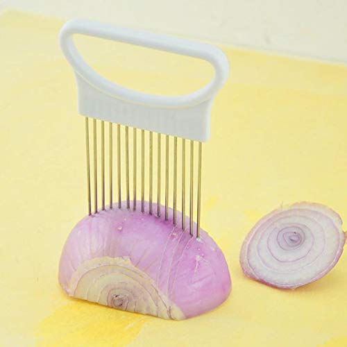Stainless Steel Onion Cutter & Vegetable Slicer Tool