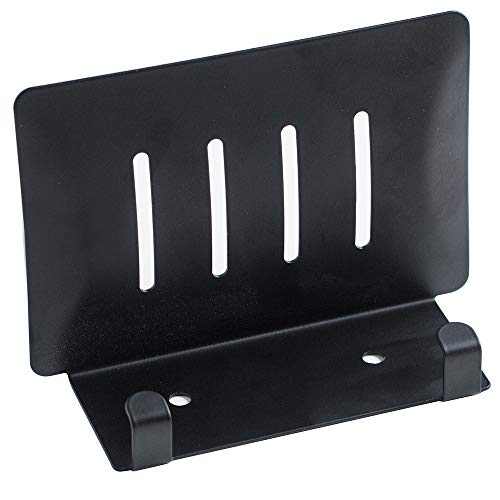 Wall Mounted Soap Holder - Matte Black Stainless Steel Dish