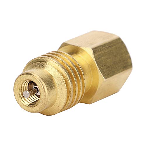 R134A Air Conditioner Adapter 1/4 SAE Female to 1/2 ACME Male Brass Connector