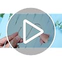 12 Pcs Eucalyptus Shower Curtain Hooks - Spring Decor Rings