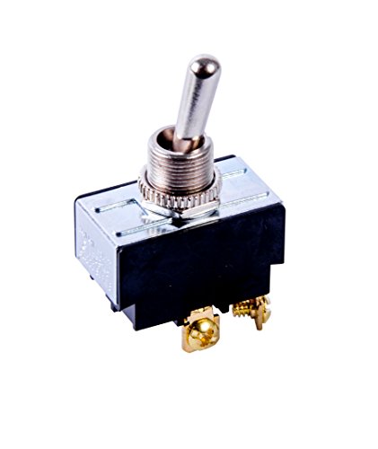 Gardner Bender GSW-14 DPST Toggle Switch - ON-OFF, 2A/125V AC, Screw Terminal
