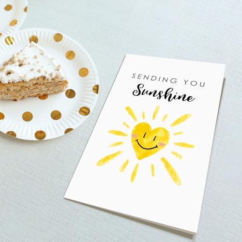 Funny Encouragement Card for Friends & Family - Sending You Sunshine