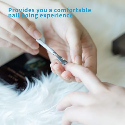 HaimiLiya Stainless Steel Dual-End Cuticle Pusher and Gel Polish Remover