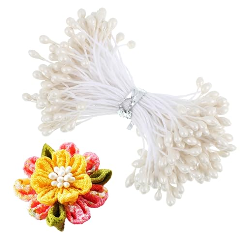 150 PCS Pearlized Double-Head Flower Stamens for Crafts