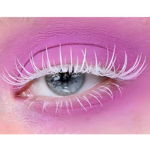 DekRion Waterproof Colored Mascara Long-Lasting Volumizing White