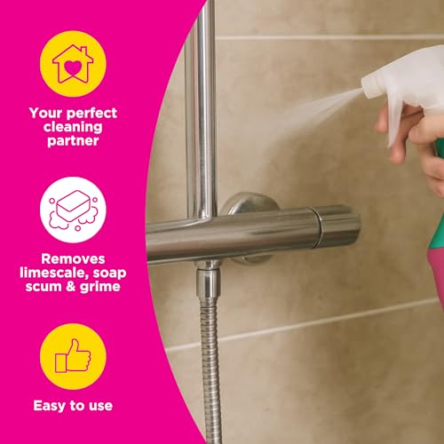Stardrops Pink Stuff Miracle Daily Shower & Shine Spray 30oz Pack of 2 - Bathroom Glass Tile Cleaner